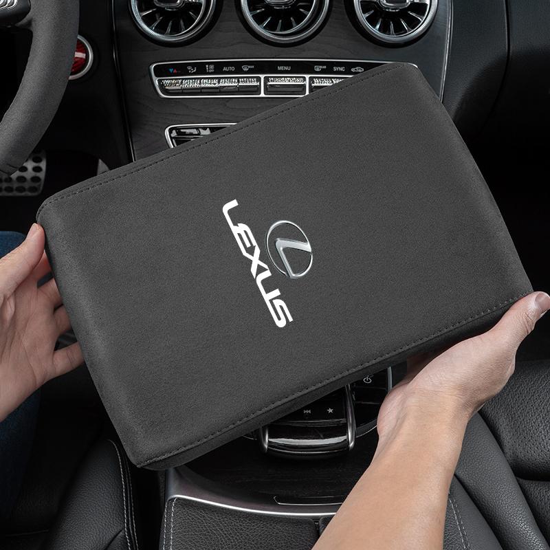 Коврик для увеличения высоты подлокотника автомобиля, замшевая накладка на руку для Lexus RX300 IS200 IS250 ES350 Ct200h UX250h NX300h RX350 ES300h RX400h NX IS300h