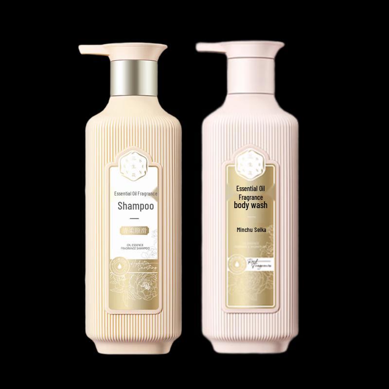 Sansheng Flower Essential Oil Shampoo & Body Wash Set