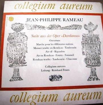 LP Record JEANPHILIPPE RAMEAU COLLEGIUM AUR  Suite Aus Der Oper Dardanus HM30671 HARMONIA MUNDI 1964 Germany Obi Classical Used