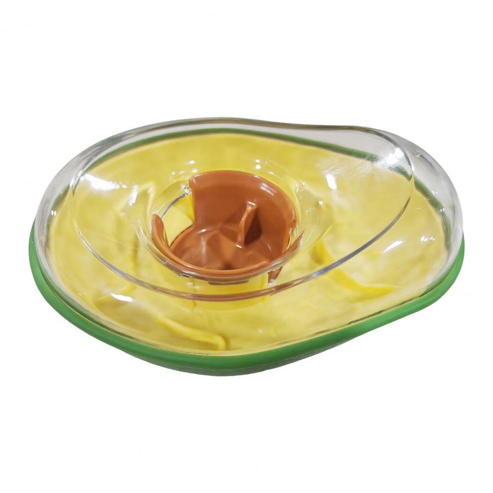 Brain Stimulating Dog Toy Iq Treat Trainer for Dogs Dog Treat Dispensing Toy Avocado Shaped Puzzle for Small Medium Dogs