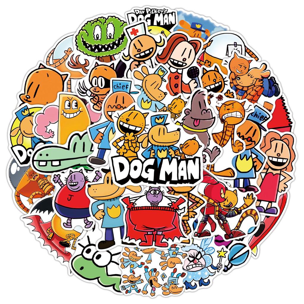 50 Водонепроницаемых наклеек «Собака-детектив» для детских телефонов, бутылок для воды и журналов