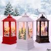 Newest Christmas Decorative Snowman Hanging Light Elk Flame Night Light Creative Santa Claus Festival Lantern Decor