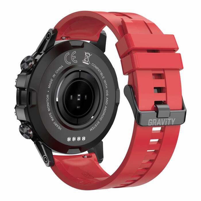 Smartwatch Męski Gravity Gt9-11 - Wykonywanie Połączeń, Ciśnieniomierz (Sg021K)