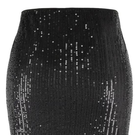 Женская мини-юбка с высокой талией, короткая юбка с пайетками, сексуальный стиль, облегающая бедра, блестящая юбка, вечеринки, свадьбы, клубы, одежда