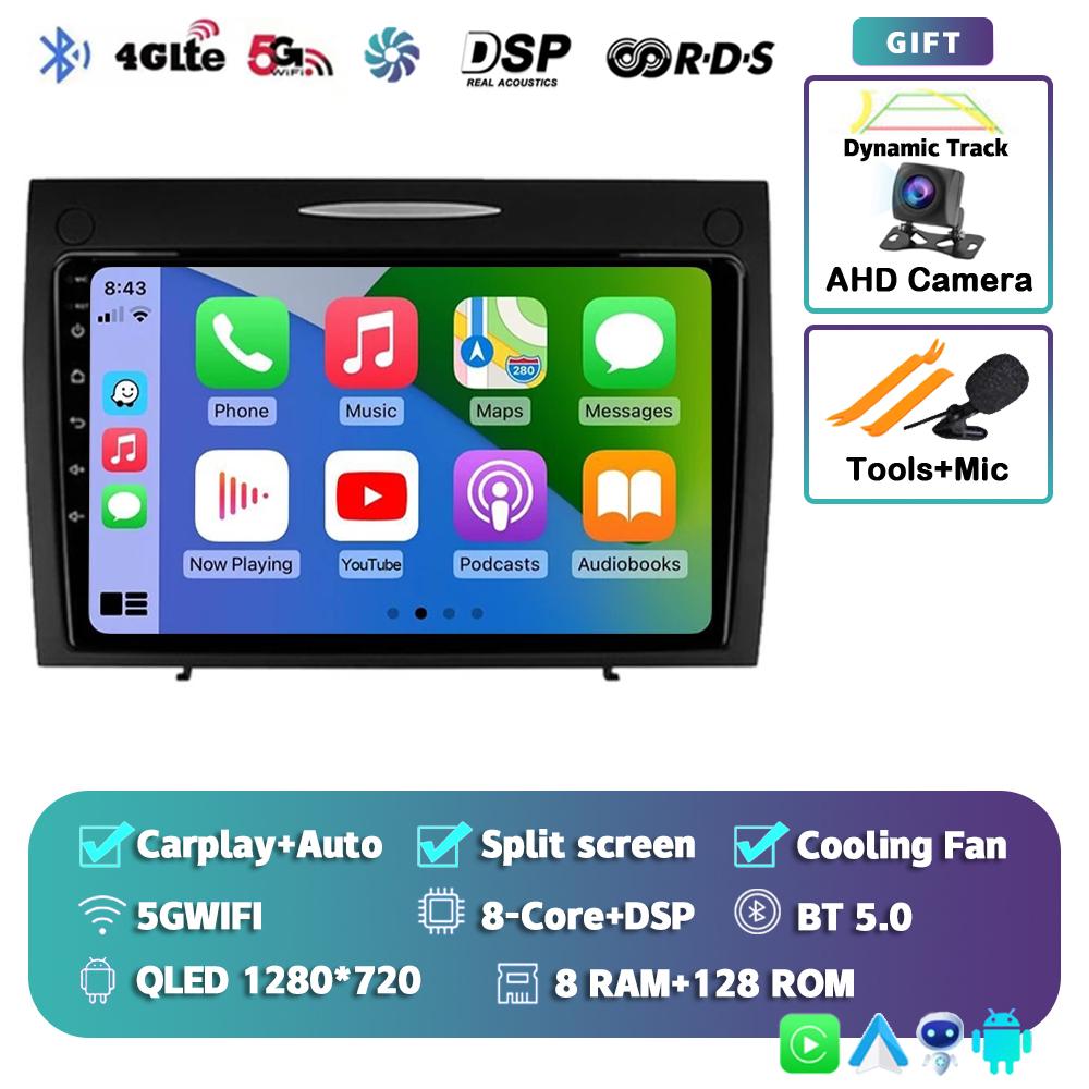 Android 14 автомобильное радио для Mercedes Benz SLK class R171 SLK200 SLK280 SLK300 2000-2011 GPS навигация мультимедийный проигрыватель стерео DSP