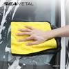 SEAMETAL 400GSM 100*50см Коралловый флис Полотенце для мойки автомобиля Супервпитывающее Мягкое Полотенце для чистки автомобиля Тряпка для протирки Уход за автомобилем
