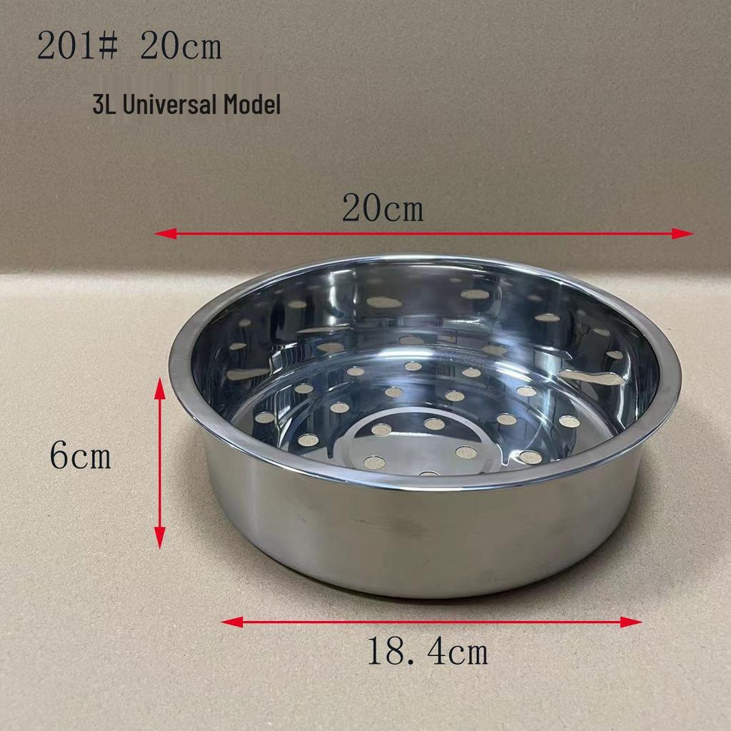 Универсальная углубленная пароварка из нержавеющей стали 304 для рисоварки, бытовая пароварочная решетка 345 л
