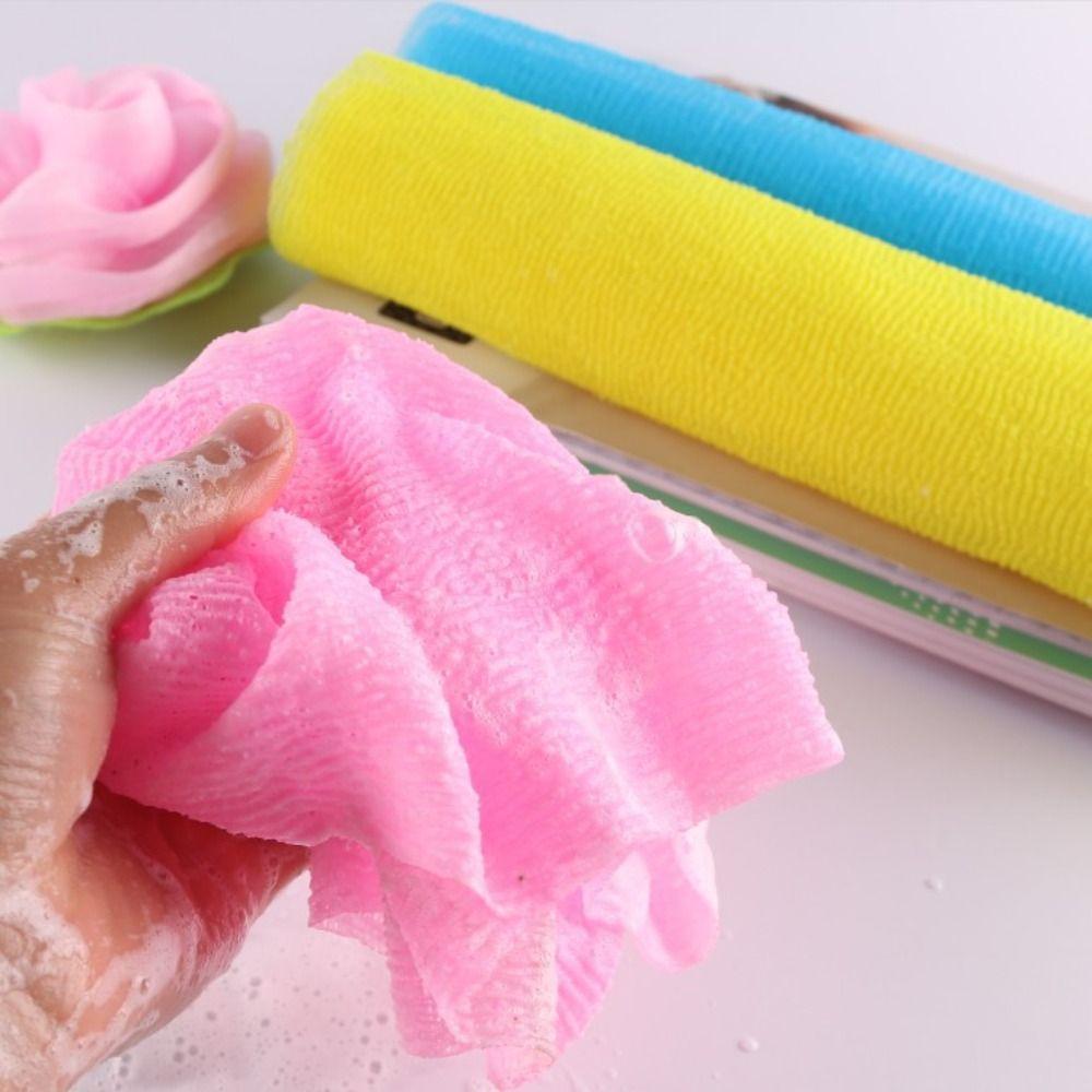 Shower Bath Back Scrubber Long Strip Bath Sponge Net High Quality Back Scrub Tool