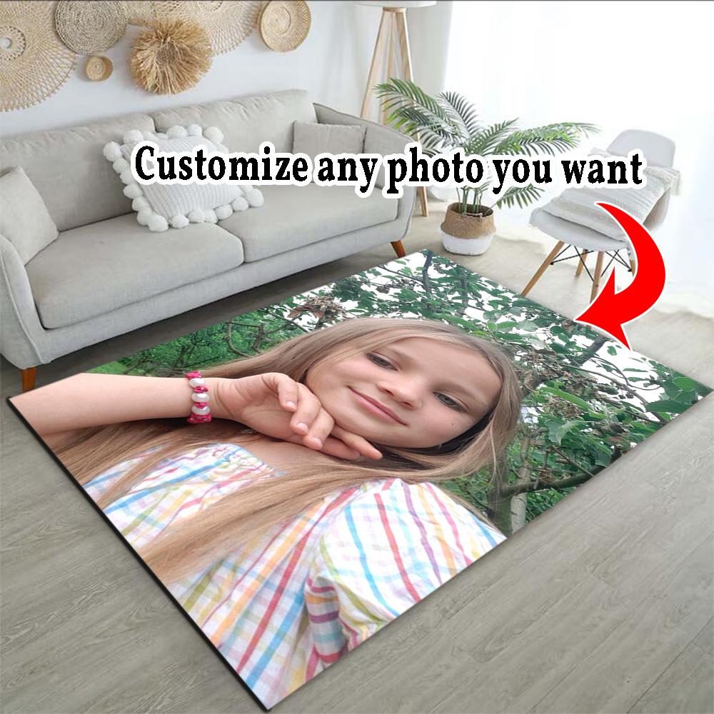 Customize Image Personalized image Carpet Design for Game Room Bedrooms Living Rooms Foyer Antislip Carpet Anime Office Decor Gift for Festivals