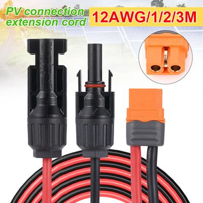 T60i-F женский разъем солнечная панель зарядный кабель адаптер 12AWG кабель портативные электростанции с автомобильным солнечным генератором