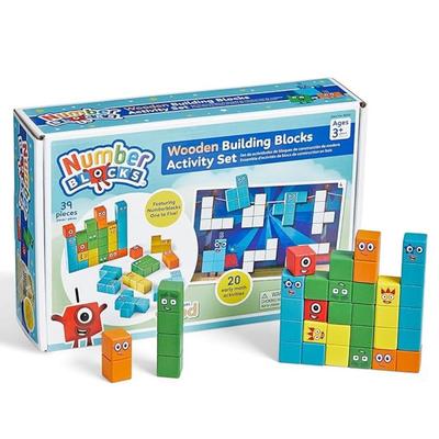 Набор активностей с деревянными кубиками Numberblocks - Образовательная игрушка для игры с числами (96932) - Подлинный продукт