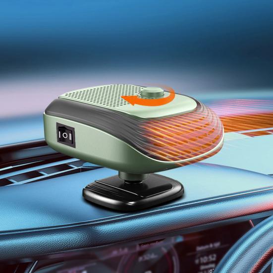 Портативный автомобильный обогреватель 12 В 150 Вт, быстрый нагрев, низкий уровень шума, безопасный в использовании, вращающийся на 360 градусов, обогреватель лобового стекла для автомобиля