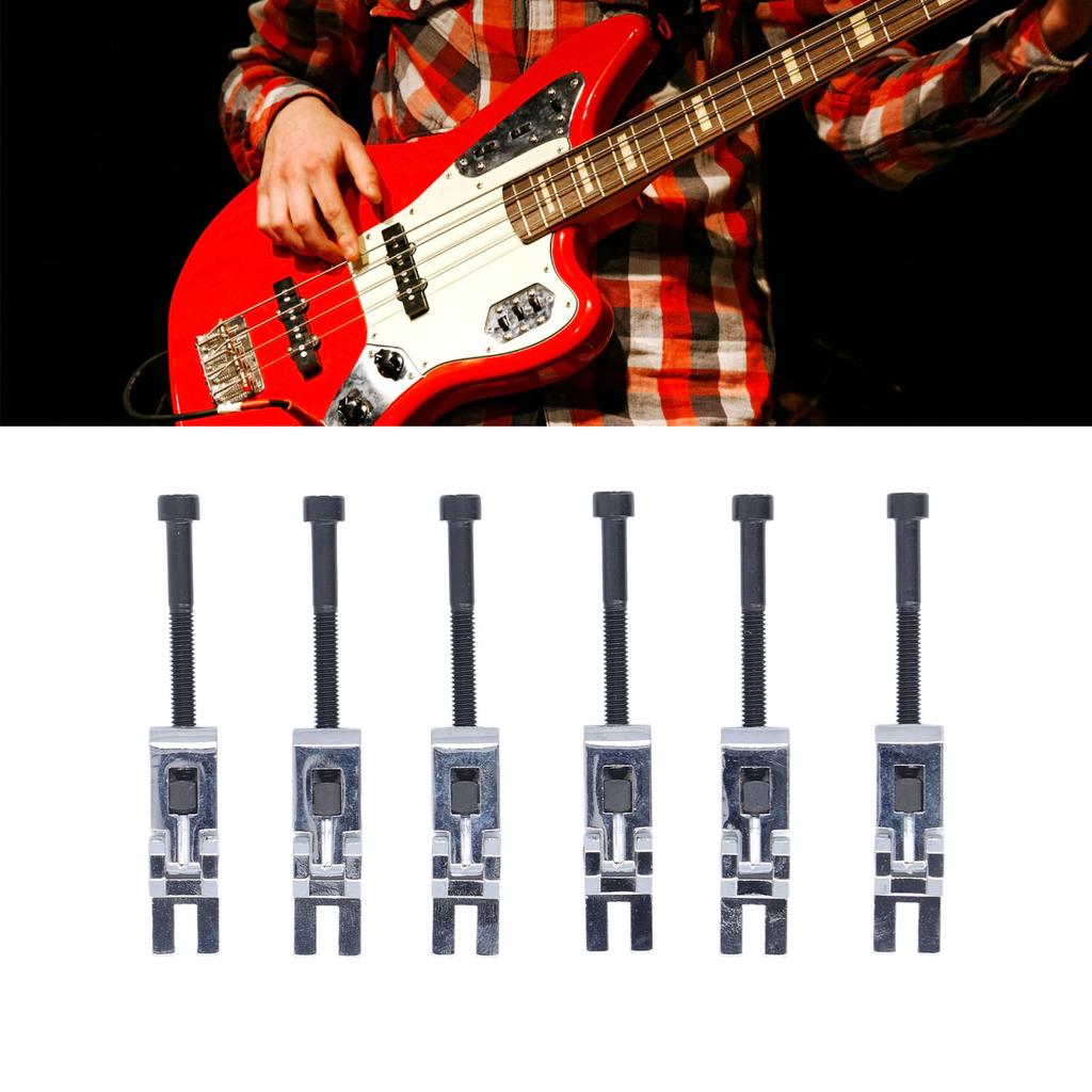 6шт металлические седла для гитары тремоло с двойной системой фиксации седла для электрогитары Floyd Rose