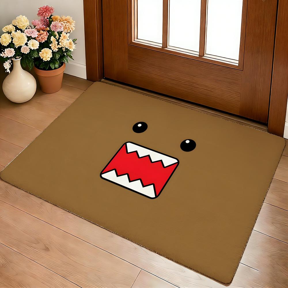 D-Domo-kun Япония Напольный коврик Уютный фланелевый Мягкий толстый Нескользящий коврик Для гостиной спальни кухни Декор Ковры
