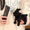 18см Серия Животные Ранчо Мягкий Милый Симуляция Черно-Белый Коза Горный Реалистичный Плюшевый Подвеска Игрушки Кукла Дети Подарок на Хэллоуин
