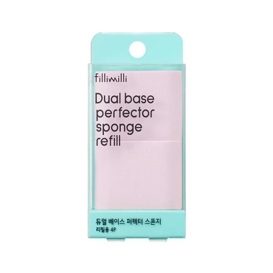 Fillimili Dual Base Perfector Sponge Refill (4P), Korean Popular Cosmetic Items