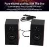 Настольные HiFi Deep Bass PC Enhanced Sound Регулируемая громкость Plug and USB Проводные колонки для телефонных колонок, колонок, игр, телевизора, компьютера, ноутбука,