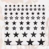 Профессиональная наклейка для дизайна ногтей 14_Звезда Черная звезда Черная (S2495988)