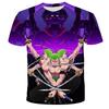 2025 Аниме One Piece Футболка для мальчика Мультяшная Мужская с коротким рукавом Косплей Луффи Высшего качества Свободная и дышащая Мужская одежда Черная