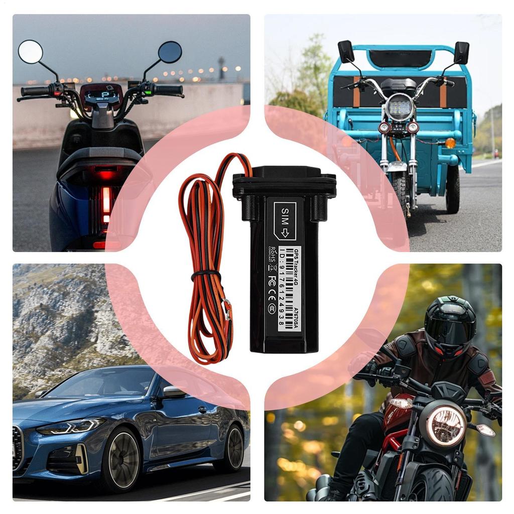 GPS Tracker Motorcycle Locator Finder Vehicles Positioning Anti-lost Time Security Protection Anti-theft Device For Automative