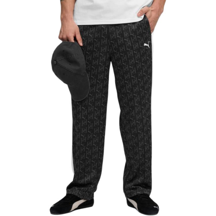 Puma T7 Aop Relaxed Logo Print Loose Knit Sports Pants Men Pants 634547-01