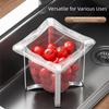 Stainless Steel Trash Bag Stand Foldable Garbage Bag Rack Garbage Bag Holder  Kitchen Countertop