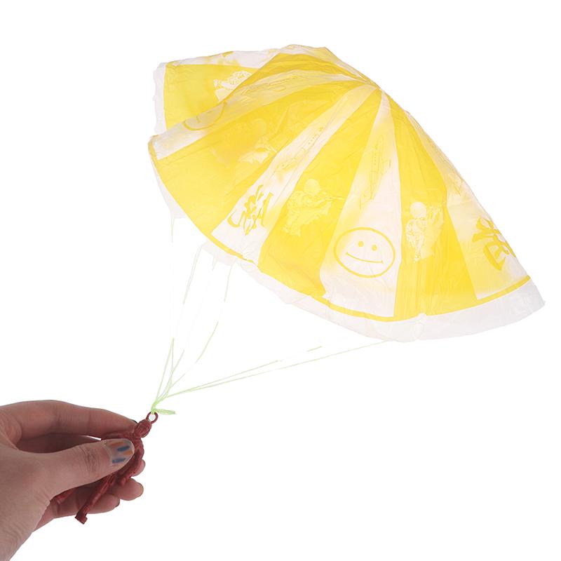 4 шт. пластиковая игрушка-парашют для выброса парашюта, уличная игрушка-парашют для солдата