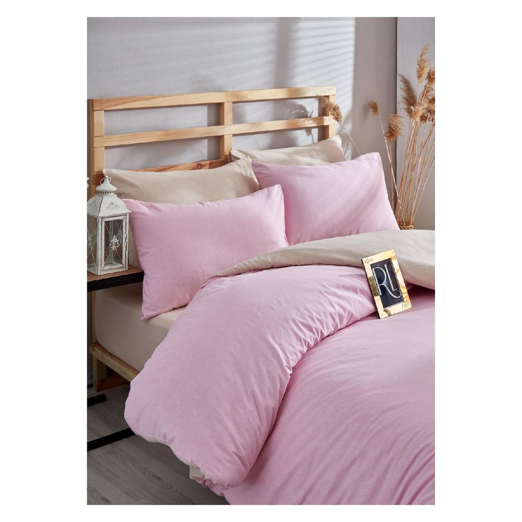 Двойной комплект пододеяльников из органической пряжи Atlantis, окрашенный в пряжу (без листа)