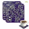 Creative Circuit Board Coaster Personalized Pcb Design  Coaster Dining Table Bar Decoration Drinkware Accessories