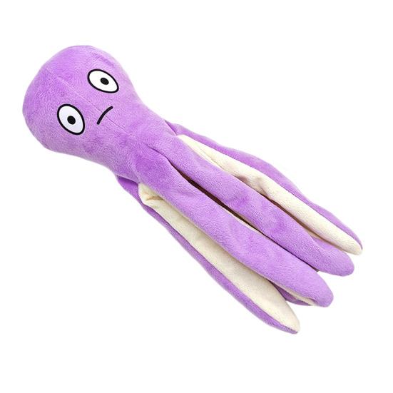 Игрушка для кошки Осьминог с пищалкой Пушистое щупальце Дразнилка Игрушка для кусания Устойчивая к жеванию игрушка Осьминог Интерактивная игрушка для питомца для кошек