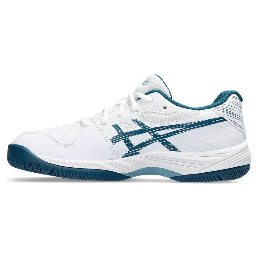 Asics Gel Game 9 GS White Restful Teal Kids Sneakers 1044A052-102