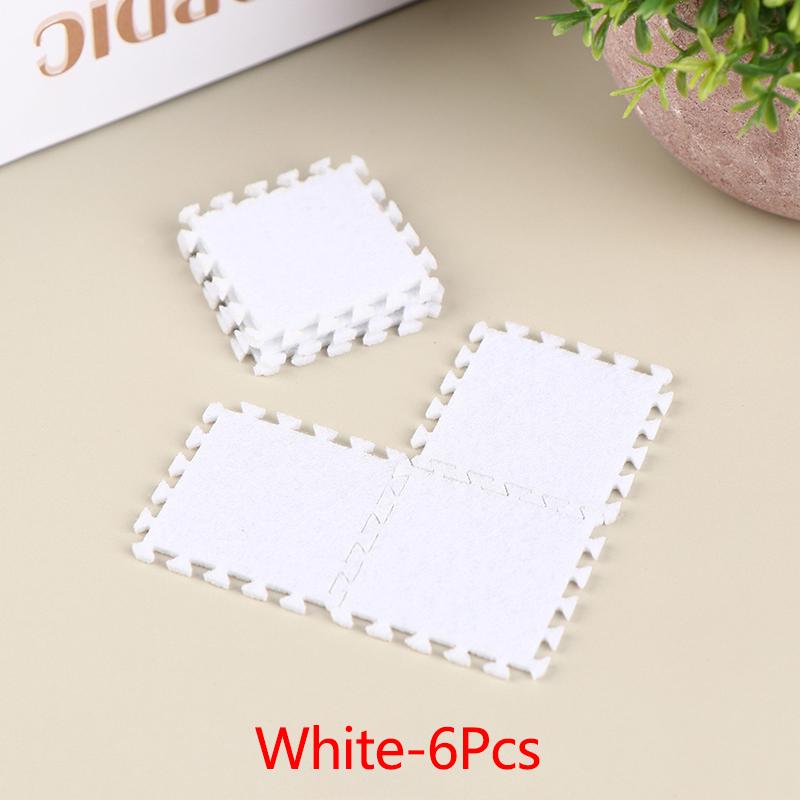 6шт 1:12 миниатюрных ковриков для кукольного домика, многоцветный коврик, модель мебели, декоративная игрушка