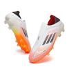 F50 Series 2025 Foreign Trade Broken Nails Long Nails Lace-free Sports Shoes Competition Football Shoes Men's Low Top
