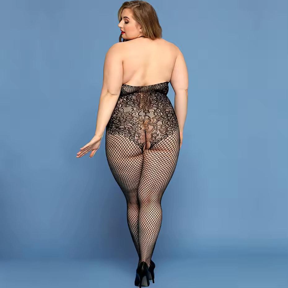 Горячий бодистокинг Эротическое нижнее белье для женщин Сексуальное порно нижнее белье Сетка Тедди Боди Костюмы Латексный комбинезон Без ластовицы