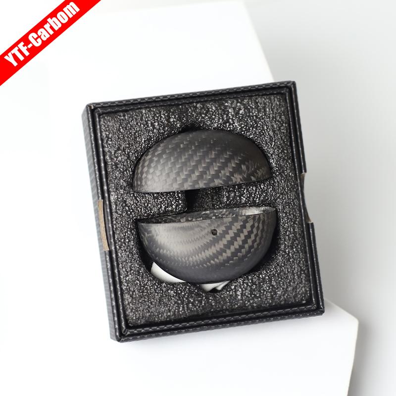 YTF-carbon Чехол из углеродного волокна для AirPods 3 Беспроводная зарядка Bluetooth-наушники Защитная наклейка для FreeBuds Pro 3 Тонкий и легкий Pro2