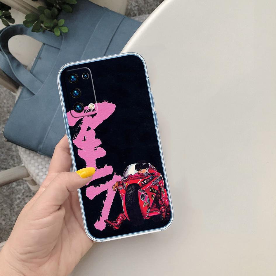 LO2 Akira Anime Soft Shell Transparent Phone Case for Samsung Galaxy A04 A04S A14 A23 A34 A54 M23 M33 M52 M53