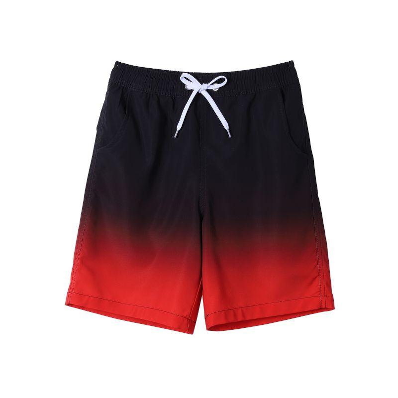 Детские летние шорты для мальчиков и девочек 4-16 лет, быстросохнущие, дышащие, на кулиске, пляжные шорты