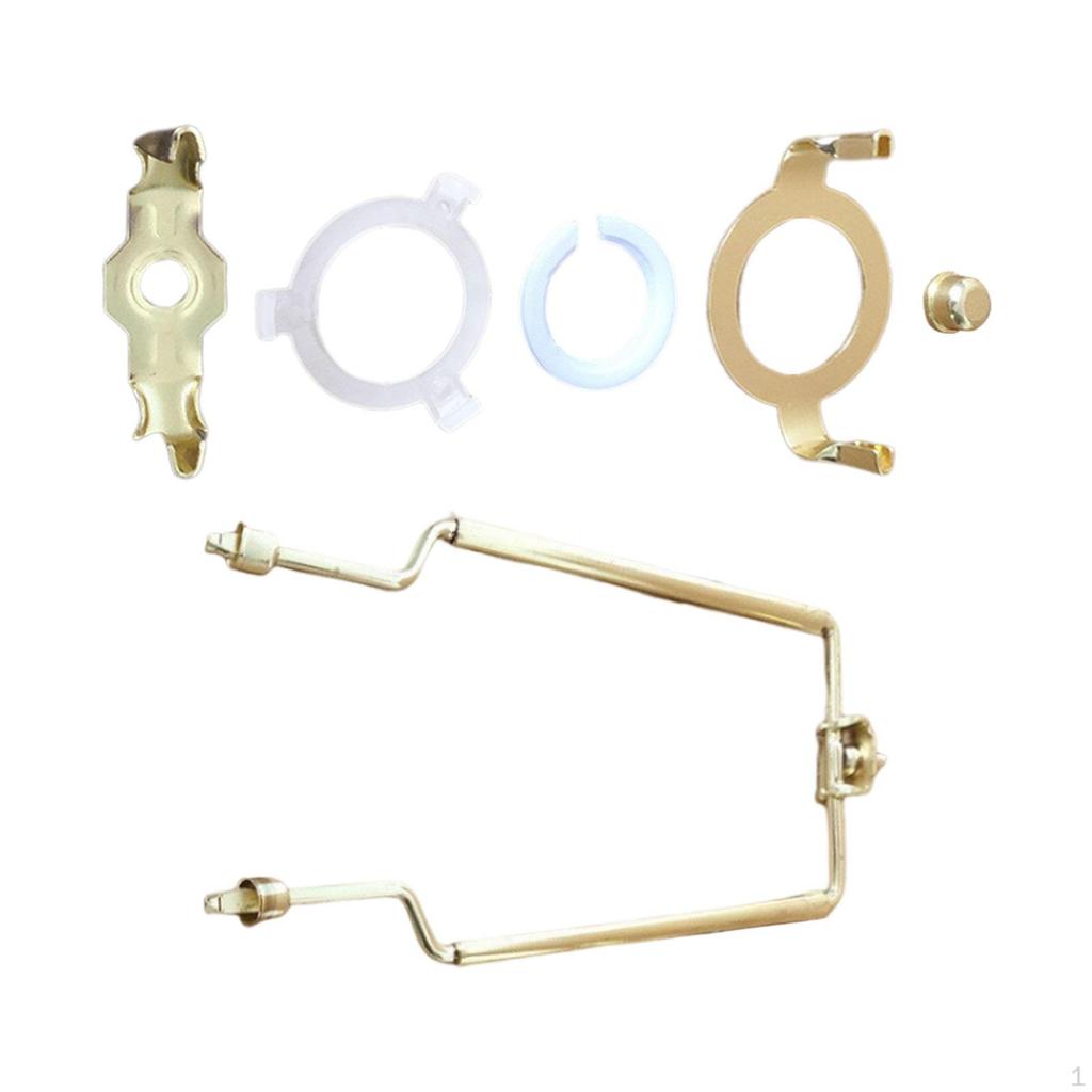 Adjustable Lamp Harp Set for Table/Floor Lighting with 6-10 Inch Base