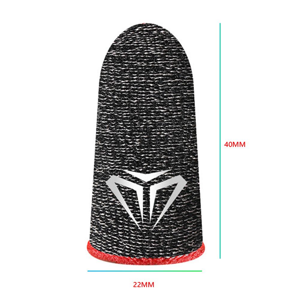 2pcs S02 Finger Cots Cover Anti-slip Touch Screen Gaming Thumb Gloves Finger Sleeve for PUBG Mobile Games