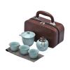 Портативный чайный набор Ru Kiln Kuaike Cup для путешествий, для улицы, с подарками
