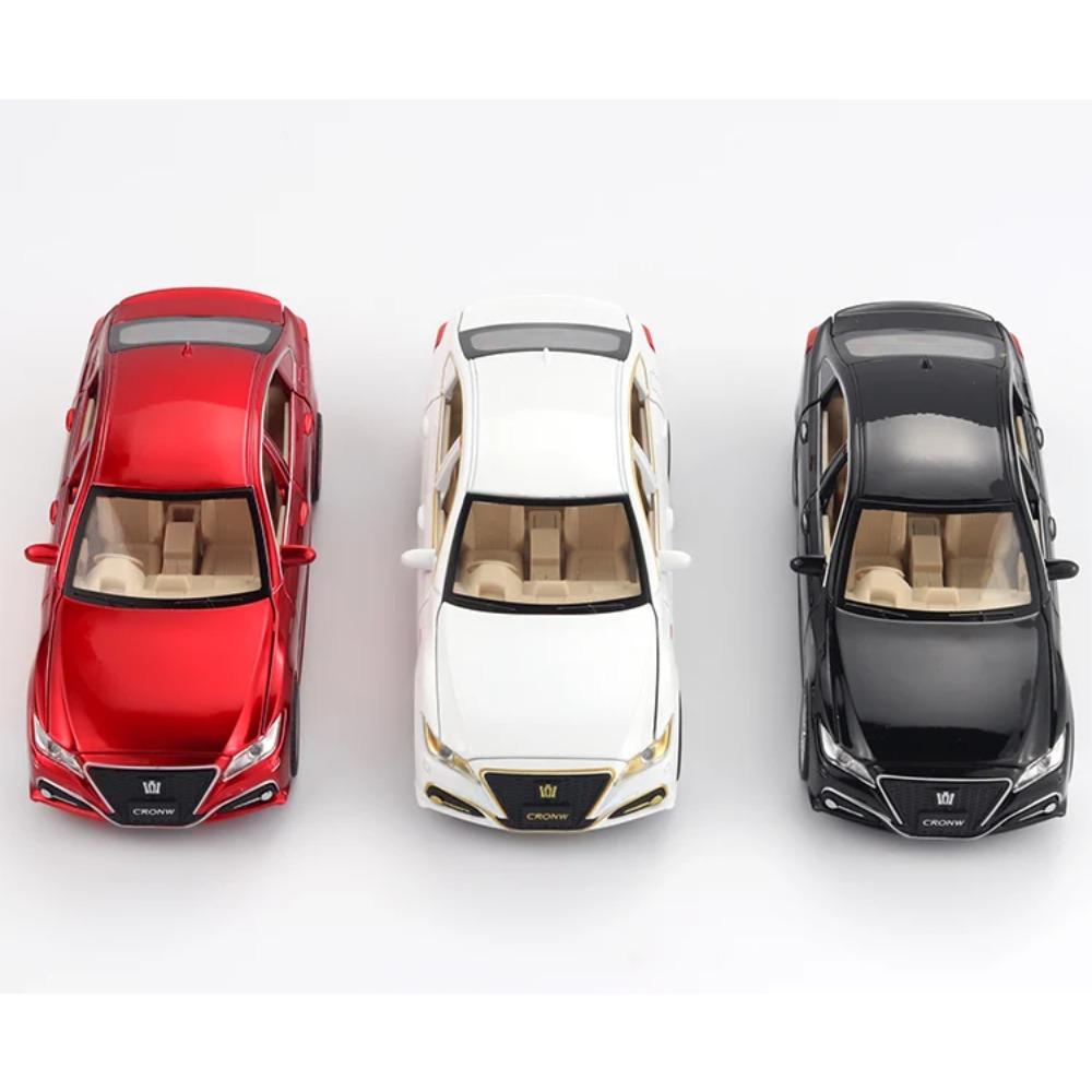 1/32 Модель автомобиля Toyota CROWN Звук и свет Сплав Литой Классические Роскошные Автомобили Избранное Подарок Детские Игрушки Машинки