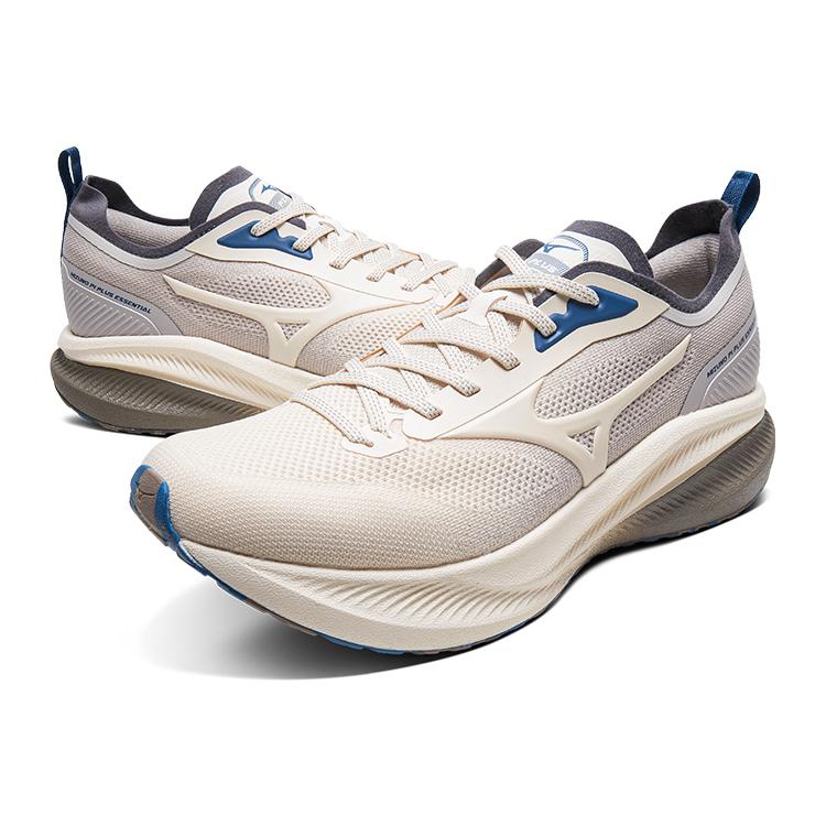 Mizuno Lightweight Slip-Resistant Durable Supportive Breathable Low-Top Running Shoes Unisex Running Shoes Light-Gray D1GH241705