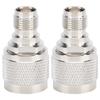 2PCS N Male To TNC Female Adapter High Performance Portable Gold Plated Connector