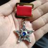 Fictitious DIY Soviet Silver General Star Marshal Star Medal (fictional) US Silver Star Blue Star Medal Five Star General