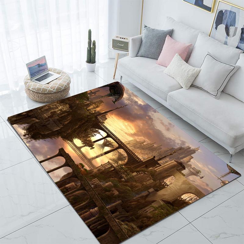 Virtually Fantasy World Carpet Kitchen MatEntrance Doormat Bedroom Floor Decoration Living Room Carpet Bathroom Anti-slip Rug