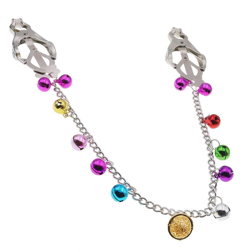 Зажим для сосков, сексуальный колокольчик, зажим для сосков, украшение для груди, женская соблазнительная пара, страсть, игрушка для взрослых, секс-инструмент, помощь в любви