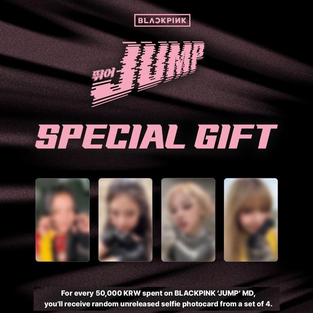 BLACKPINK “JUMP” Official T-Shirt Collection – PHOTO T-Shirt / LOGO T-Shirt (Slim Crop / Standard / Oversized)