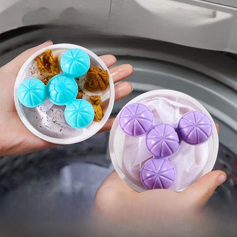 Laundry Lint Remover, Reusable Washing Machine Hair Catcher, Pet Fur Lint Filter for Clothes, Floating Mesh Laundry Bag