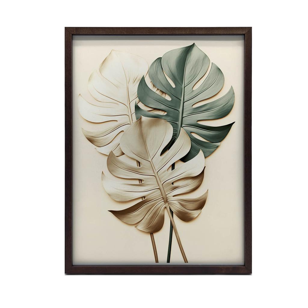 Złota Monstera Złota Monstera, 70X100 Cm, Bez Ramy, Papier Matowy 230 Gsm