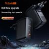 Mai Duo Duo 65 Вт GaN Высокомощное 3-портовое быстрое зарядное устройство для Apple Mini с европейским стандартом.